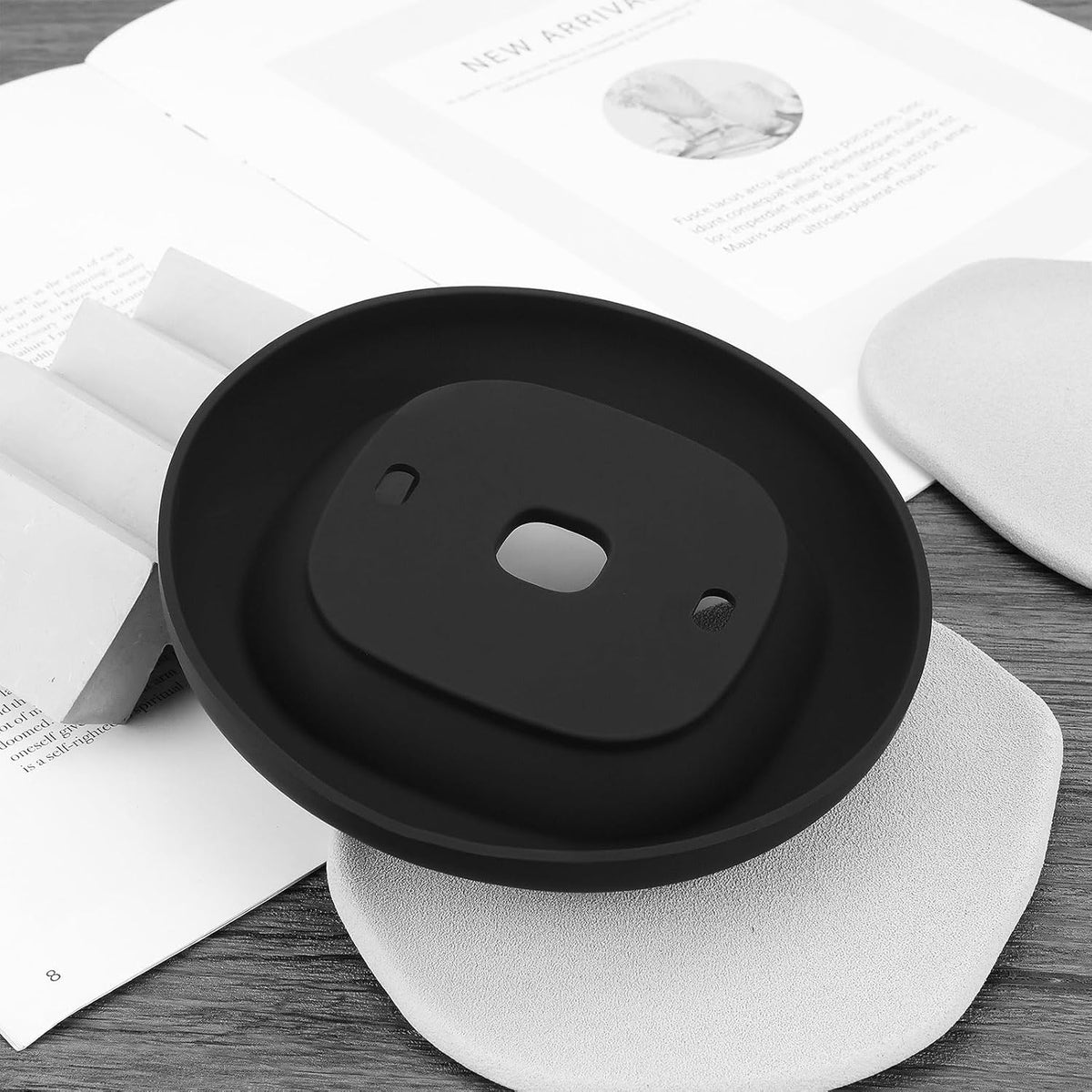 LT Easiyl Wall Plate Soft Silicone Wall Bracket Compatible with Ecobee3 Lite Compatible with Ecobee3 Smart Thermostat for Wall Plate Trim Wall Coverage - PuriLite