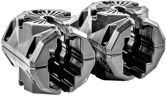 YakAttack MightyMount Duo Rail Adapter – 2 Pack | Fits Hobie H-Rail & 1” Square Tubing | Dual-Sided T-Bolt Mount for Rod Holders, Fish Finders, Track Accessories | Yak Attack USA-Made - PuriLite