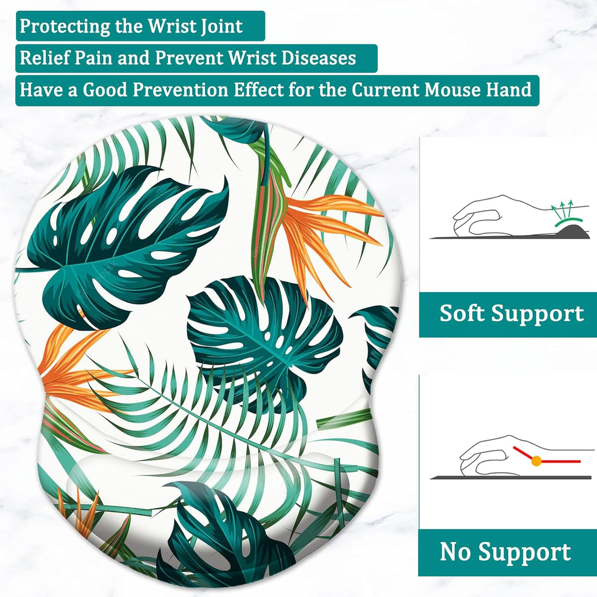 Purilite Select Ergonomic Mouse Pad - PuriLite