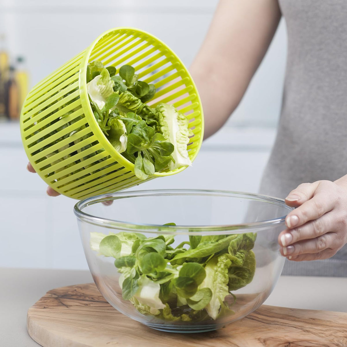 Zeal J259G Salad Spinner, Green - PuriLite