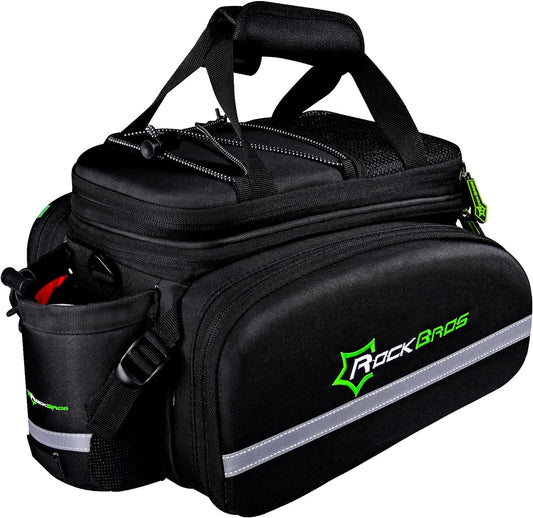 ROCKBROS Bike Panniers for Bicycle, Bike Trunk Bag Rear Bike Rack Bag for Travel Bicycle eBike Accessories Cargo Carrier Bag - PuriLite