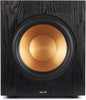 Klipsch Synergy Black Label Sub-100 10” Front-Firing Subwoofer with 150 Watts of Continuous Power, 300 watts of Dynamic Power, and All-Digital Amplifier for Powerful Home Theater Bass in Black - PuriLite