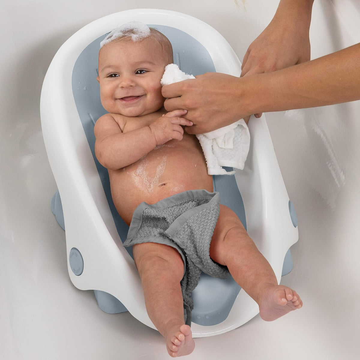 Summer Infant Clean Rinse Baby Bather, Gray - PuriLite