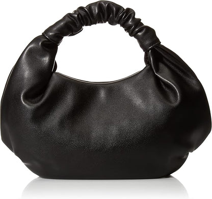 Purilite Select Women’s Faux Leather Ruched Handle Bag - PuriLite