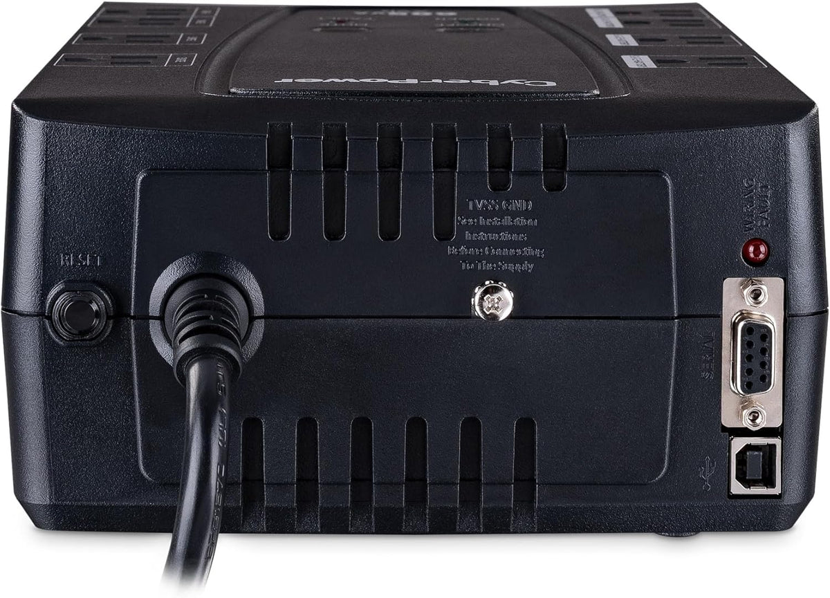CyberPower CP685AVRG AVR UPS System, 685VA/390W, 8 Outlets, Compact - PuriLite
