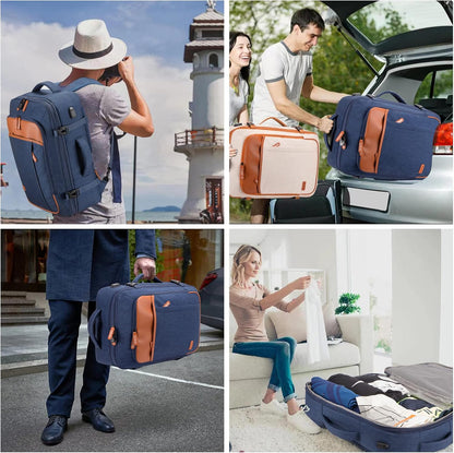 Lumesner Carry on Backpack, Extra Large 40L Flight Approved Travel Backpack for Men & Women - PuriLite