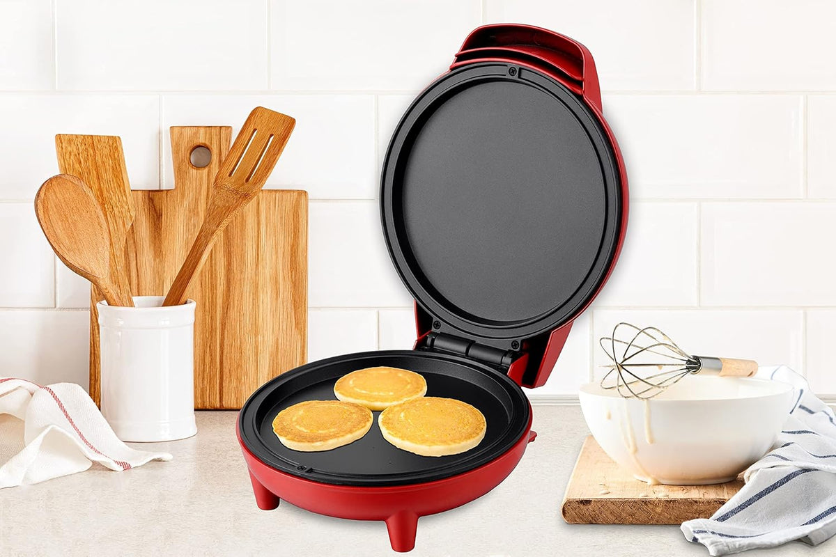 Courant White Personal Griddle/Pizza Maker 7" 1pc - PuriLite