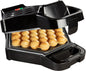 Bubble Waffle Maker - Electric Nonstick Hong Kong Egg Waffle Iron Machine - Ready in 5 Minutes with Indicator Light - Includes Bonus Recipe Guide - PuriLite