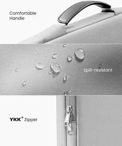 tomtoc 360 Protective Laptop Carrying Case for 16-inch New MacBook Pro M4/M3/M2/M1 Pro/Max 2024-2019, Water-Resistant Laptop Bag Sleeve with Accessory Pocket for The New Razer Blade 15 - PuriLite