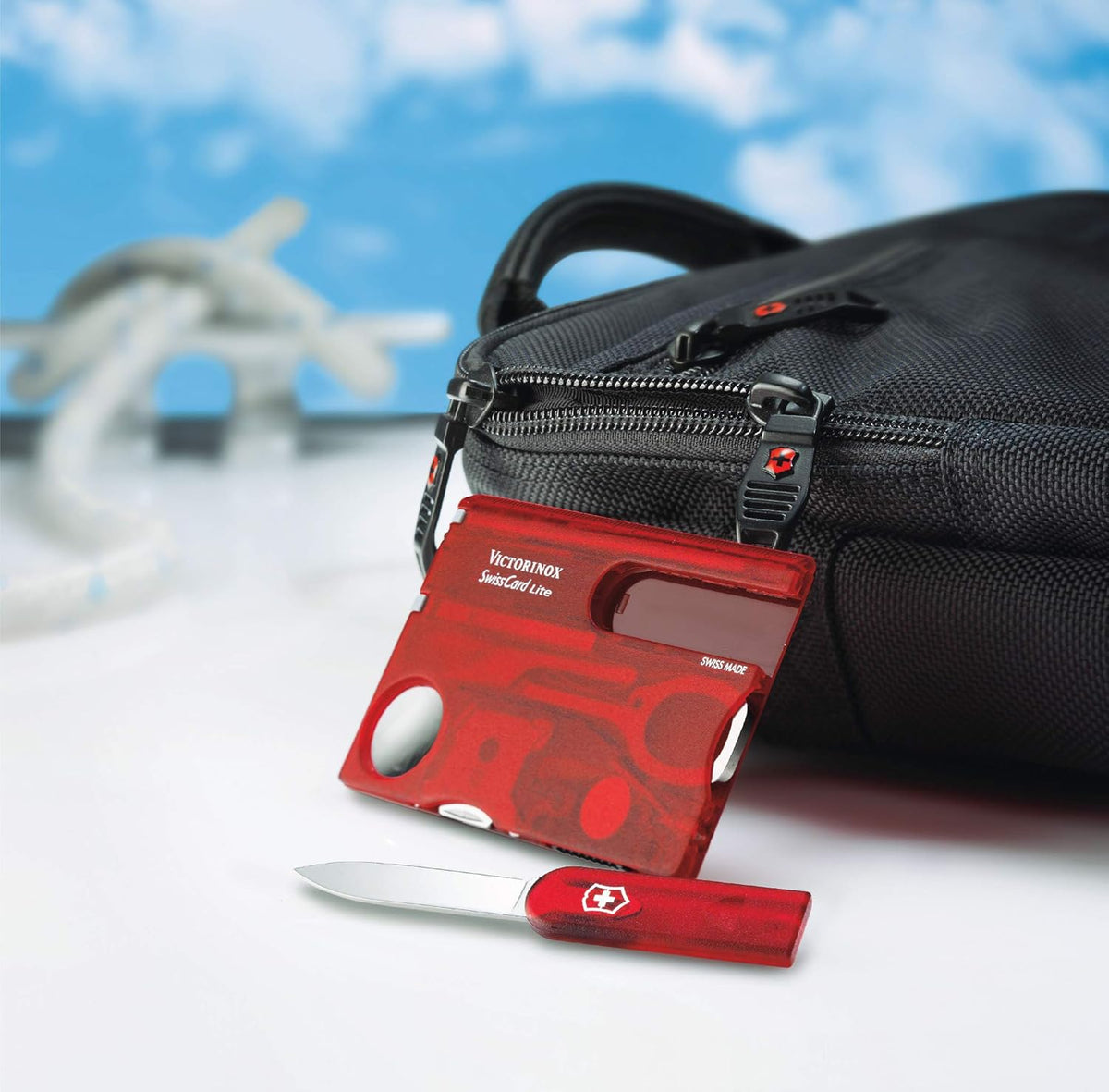SwissCard, Lite Rubin Transparent by Victorinox - PuriLite
