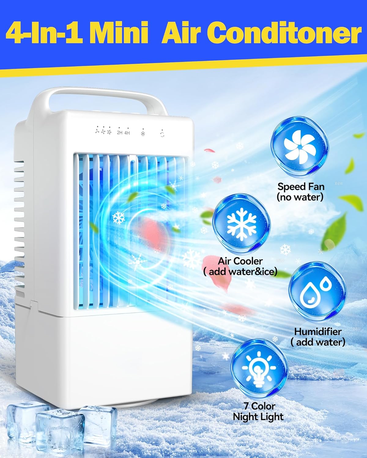 Purilite Select 4-in-1 Mini Air Conditioner – Smart Cooling, Anytime, Anywhere - PuriLite