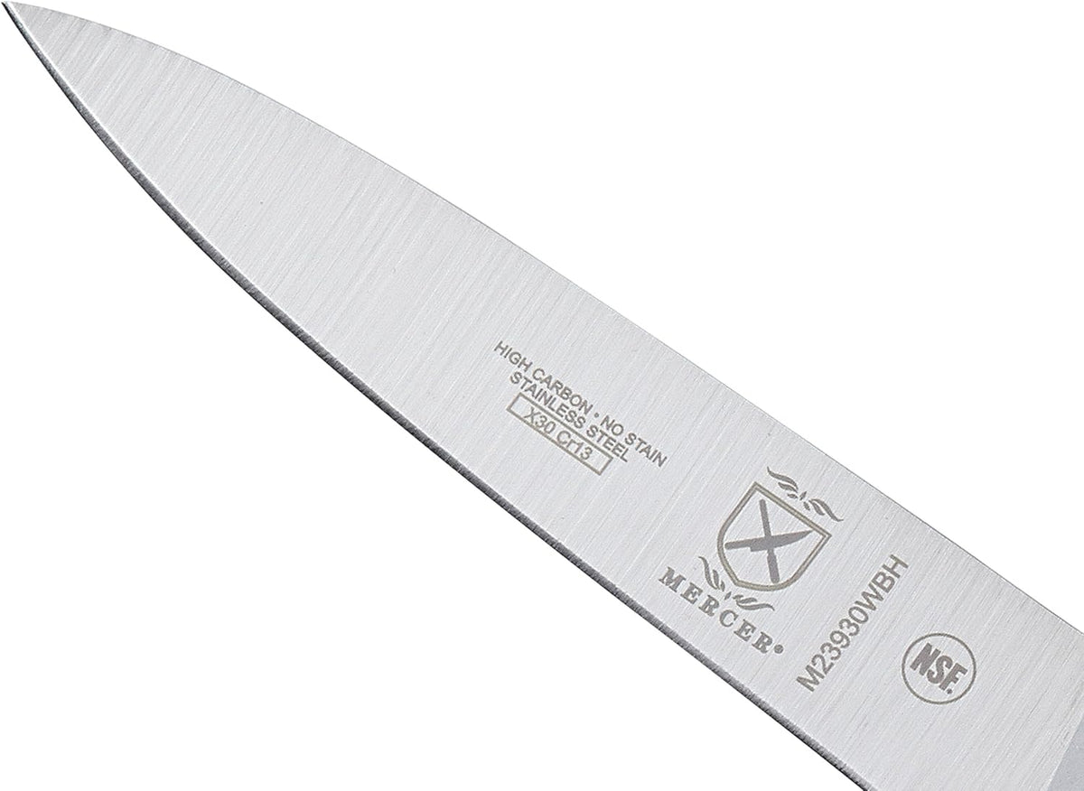 Mercer Culinary M23860 Millennia Black Handle, 8.5-Inch Narrow, Fillet Knife - PuriLite