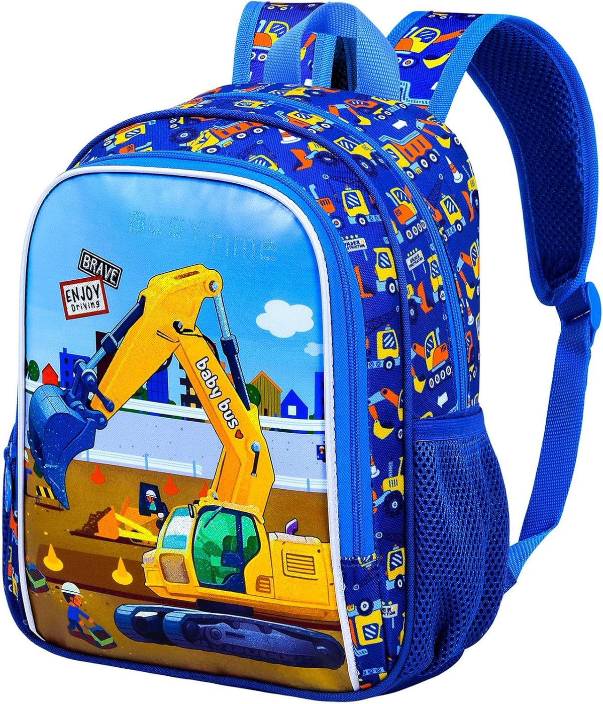 3pcs Backpack for Boys and Girls, 16” Kids Kindergarten Bookbag with Lunch Box, Cute Elementary Backpacks for Boy Girl - PuriLite
