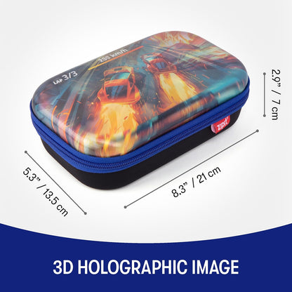 ZIPIT 3D Pencil Box for Kids | Lenticular Pencil Case for School | Large Capacity Pencil Pouch for Girls and Boys - PuriLite