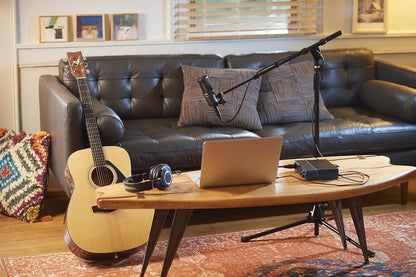 Audio-Technica AT2020 Cardioid Condenser Studio XLR Microphone, Ideal for Project/Home Studio Applications - PuriLite