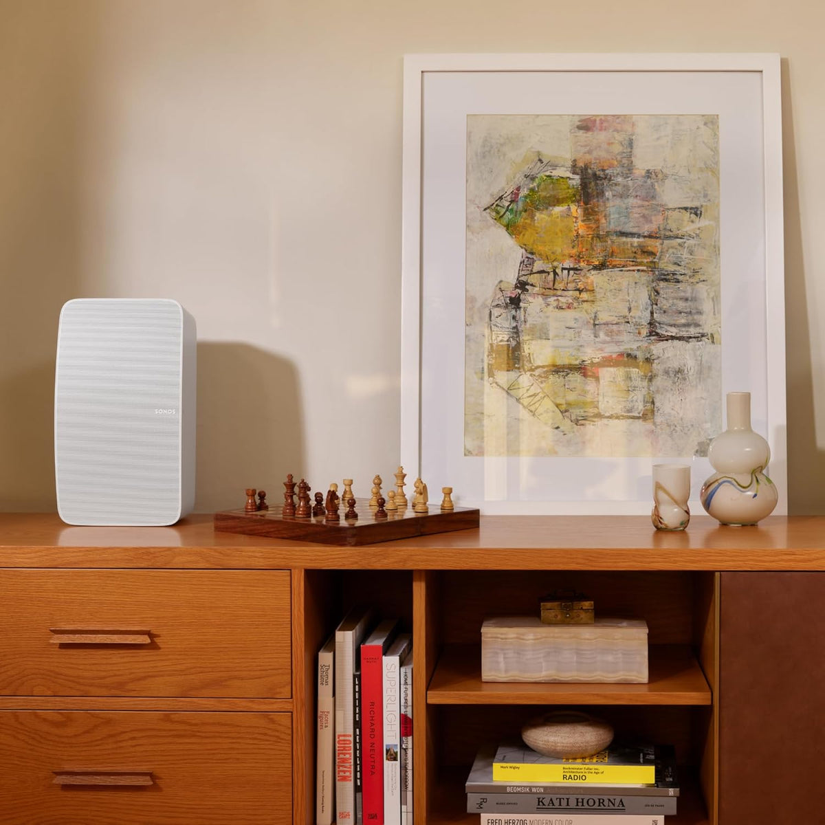 Sonos Five - The high-Fidelity Speaker for Superior Sound - Black - PuriLite