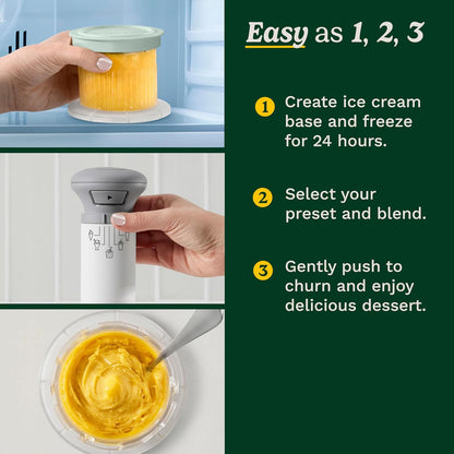 Cuisinart Ice Cream Maker, 5-in-1, 3 Half-Pint Mixing Cups