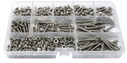 iexcell 50 Pcs M6 x 20mm Thread Pitch 1 mm Stainless Steel 304 Hex Socket Button Head Cap Screws Bolts Kit - PuriLite