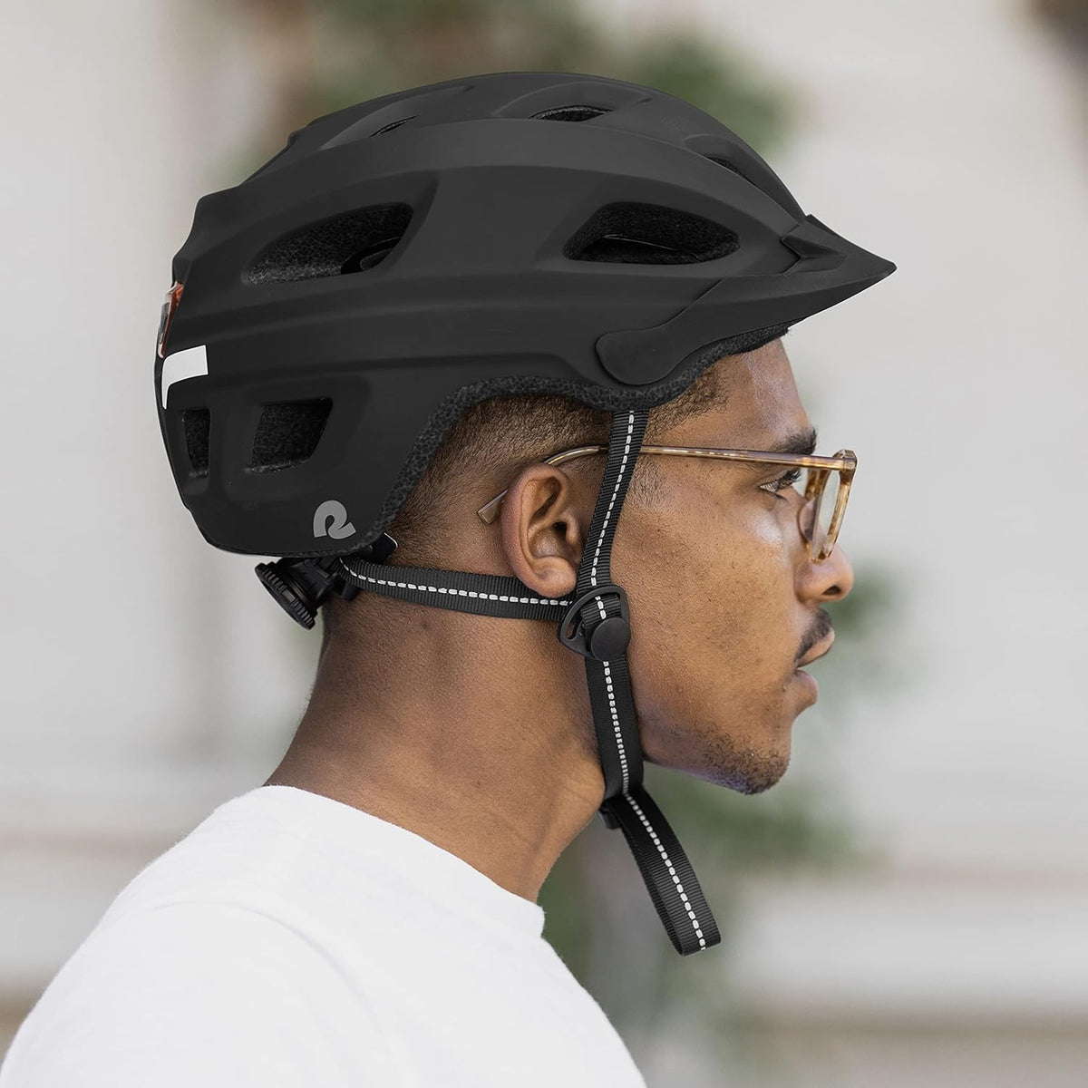Retrospec cm-4 Bike Helmet with LED Safety Light Adjustable Dial and Removable Visor - PuriLite
