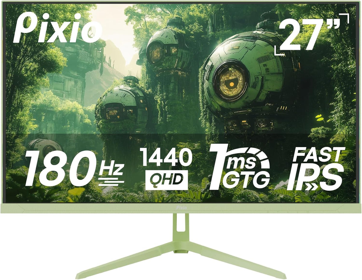 Pixio PX248 Wave 24 inch 200Hz Refresh Rate FHD 1080p Resolution Fast IPS Panel 1ms GTG Response Time Adaptive Sync Gaming Monitor with Adaptive Sync - PuriLite