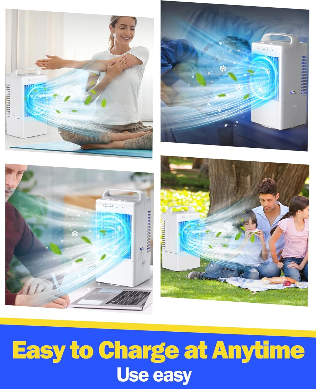 Purilite Select 4-in-1 Mini Air Conditioner – Smart Cooling, Anytime, Anywhere - PuriLite