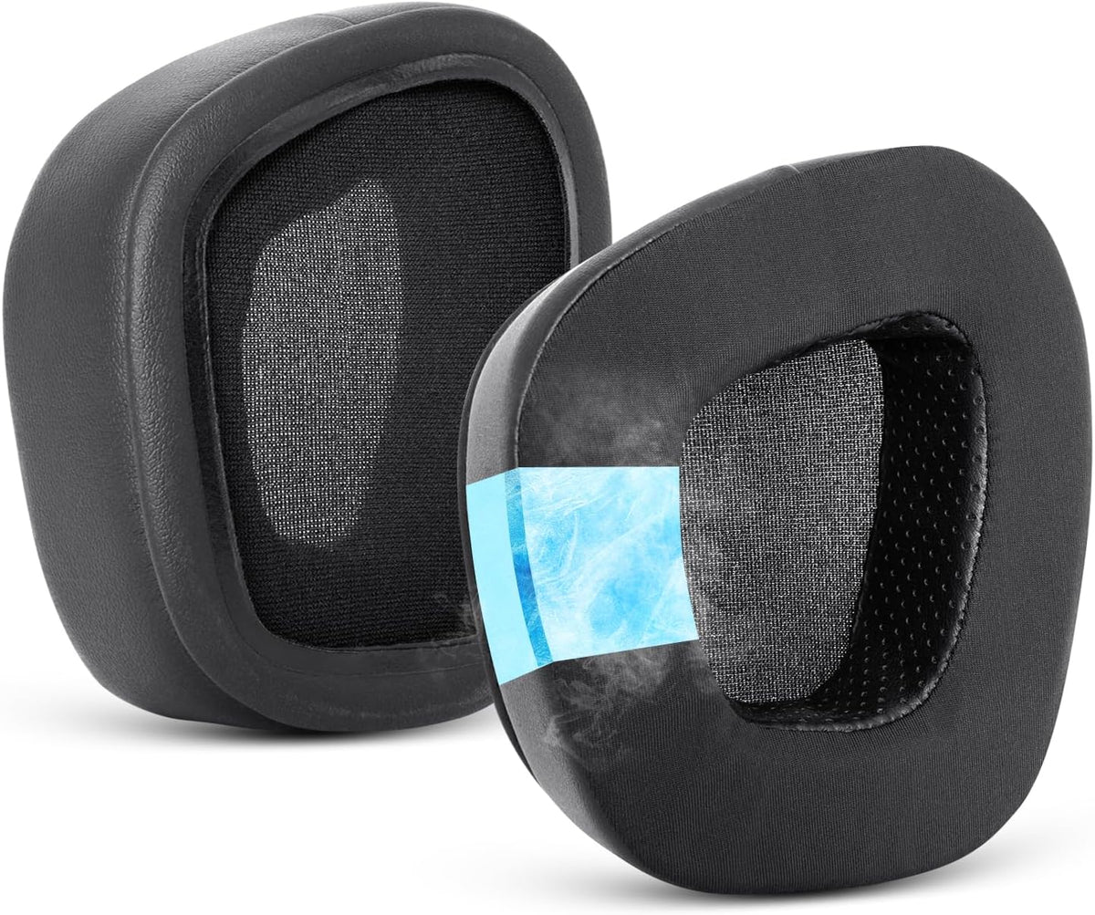 Replacement Ear Pads Cushions for Corsair Void/Void Pro/Pro RGB/RGB SE/Elite/Surround Wired & Wireless Gaming Headsets (Cooling-Gel & Noise Isolation Foam) - PuriLite