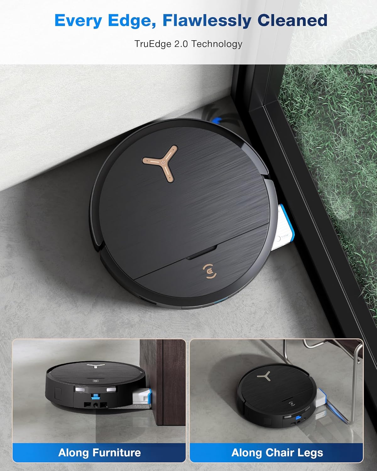 ECOVACS DEEBOT X9 PRO OMNI Robot Vacuum and Mop, BLAST™ 16,600Pa Suction, OZMO ROLLER Instant Self-Washing Mopping, ZeroTangle™ 3.0, Triple Lift System, AI Smart Navigation, Hands-Free OMNI Station - PuriLite