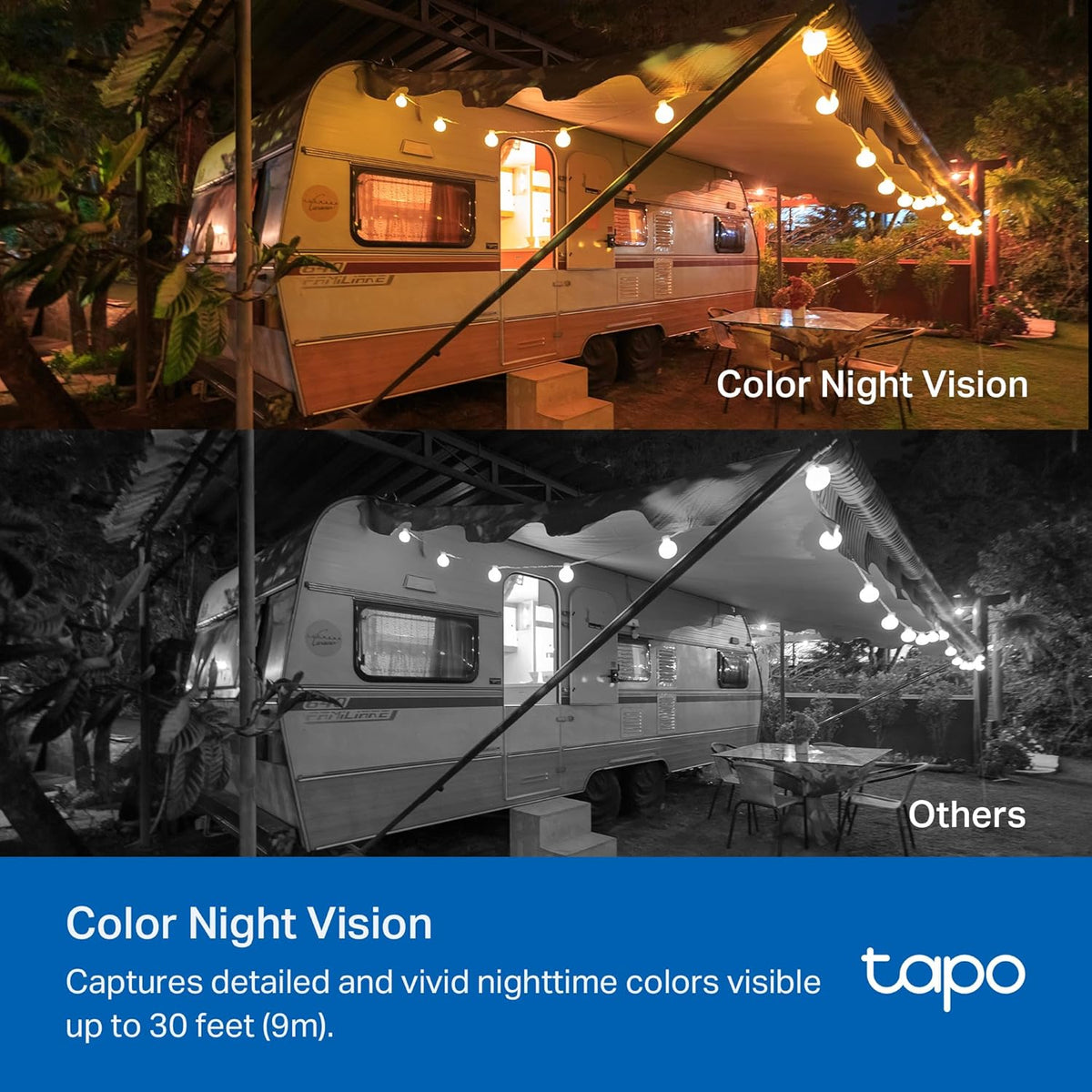 TP-Link Tapo Solar-Powered Security Camera Kit, 2K Wireless Battery Camera w/Solar Panel Base, Smart Person Detection, SD/Cloud Storage, Spotlight Color Night Vision, No Hub Needed (Tapo C410 KIT) - PuriLite