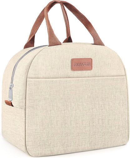 Lunch Bag for Women & Men Adult Insulated Lunch Box, Small Leakproof Cooler Food Lunch Containers Reusable High Capacity Lunch Tote Bags for Work, Travel, Outdoor - PuriLite
