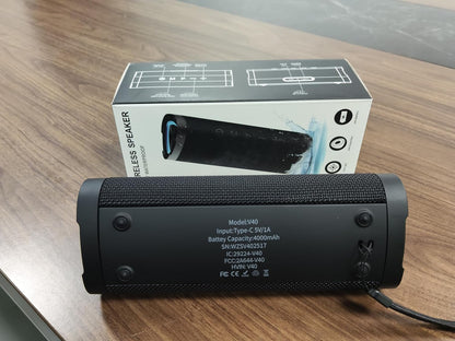 Vanzon Bluetooth Speakers, V40 Portable Wireless Speaker V5.0 with 24W Loud Stereo Sound, 24H Playtime, TWS & IPX7 Waterproof, Suitable for Travel, Beach,Home and Outdoors,Great Choice for Gift - PuriLite