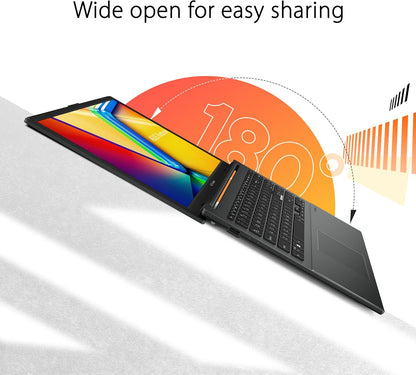 ASUS Vivobook Go 15 Laptop, 15.6” FHD Display, Intel® Core™ i3-N305 Processor, 8GB RAM, 256GB UFS, Windows 11 Home, Mixed Black, E1504GA-AS33-CA - PuriLite