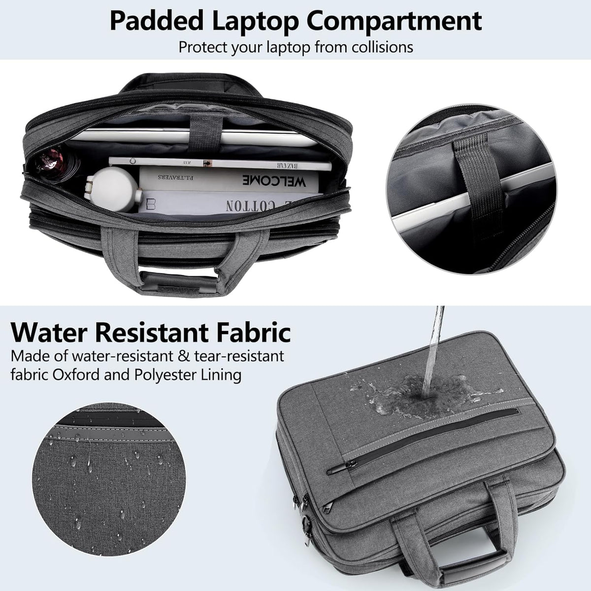 Purilite Select Expandable Laptop Messenger Bag - PuriLite