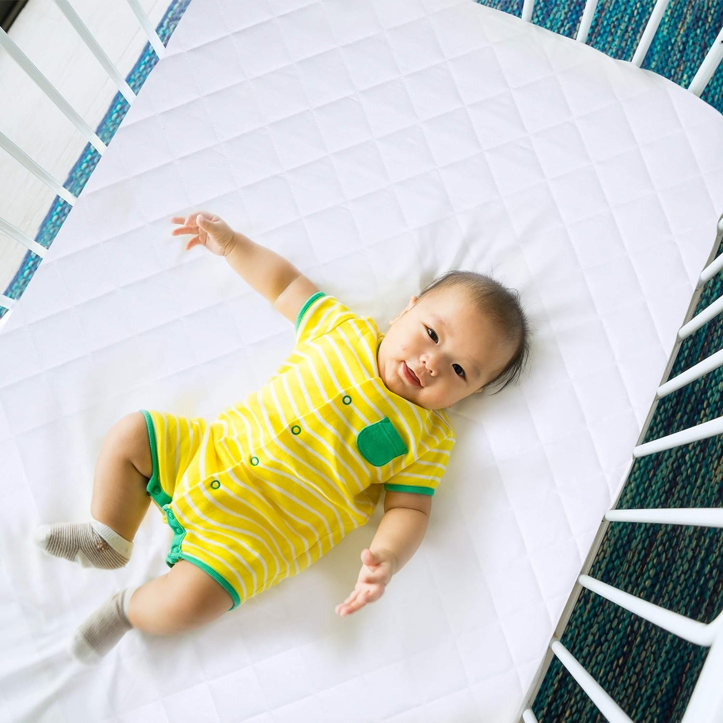 Purilite Select Waterproof Crib Fitted Mattress Protector (Pack of 2) - PuriLite
