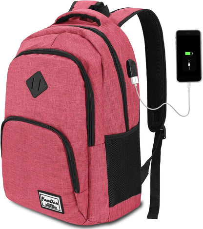 Backpack for Teen Girls,Boys School Backpack for Women with USB,College Backpack,Big Flower - PuriLite