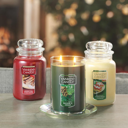 Yankee Candle Scented Candle, Sage & Citrus, Original Large Jar Candle, 110-150 Hours of Burn Time, 22 oz. - PuriLite
