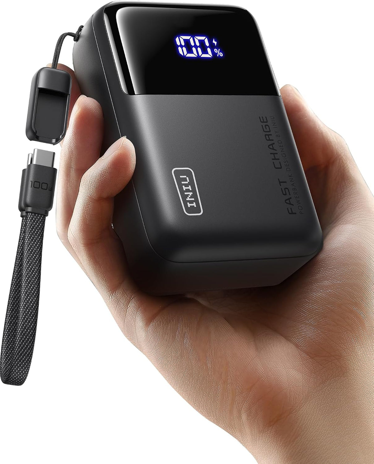 INIU Laptop Power Bank, Smallest 25000mAh 100W Fast Charging Battery Pack