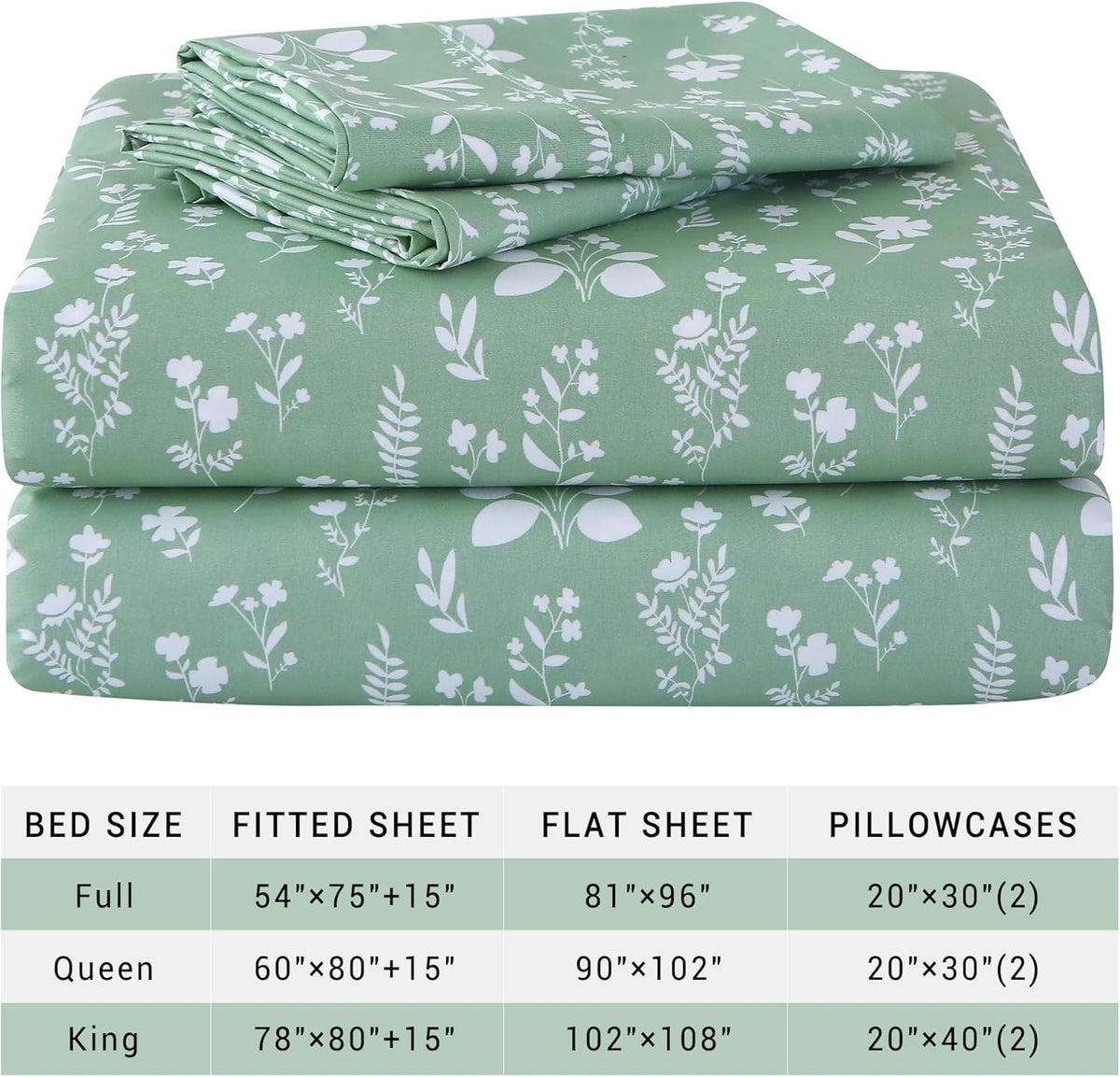 Viviland Floral Queen Sheet Set - 4 Piece Vintage Pink & Yellow Flower Patterned Bed Sheets - Soft, Breathable Microfiber Sheets with Deep Pocket, Non-Slip Fitted Sheets & Pillowcases - PuriLite