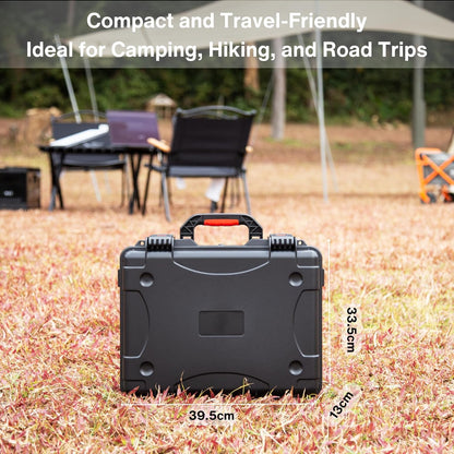 Steinwhale IP67 Waterproof Storage Case for Starlink Mini, Built with Waterproof Seal and Safe Latch System, Protective Hard Case with Foam Padding Keep Dish Safe, Portable for Travel and Outdoor Use - PuriLite
