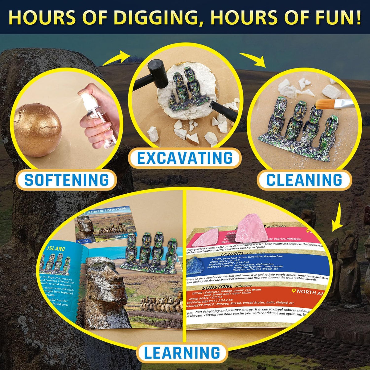 Purilite Select Ancient Wonders Dig Kit - PuriLite
