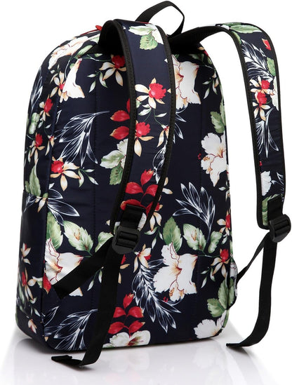 VASCHY Lightweight School Backpack for Women with Sleeve for 14" Laptop - PuriLite