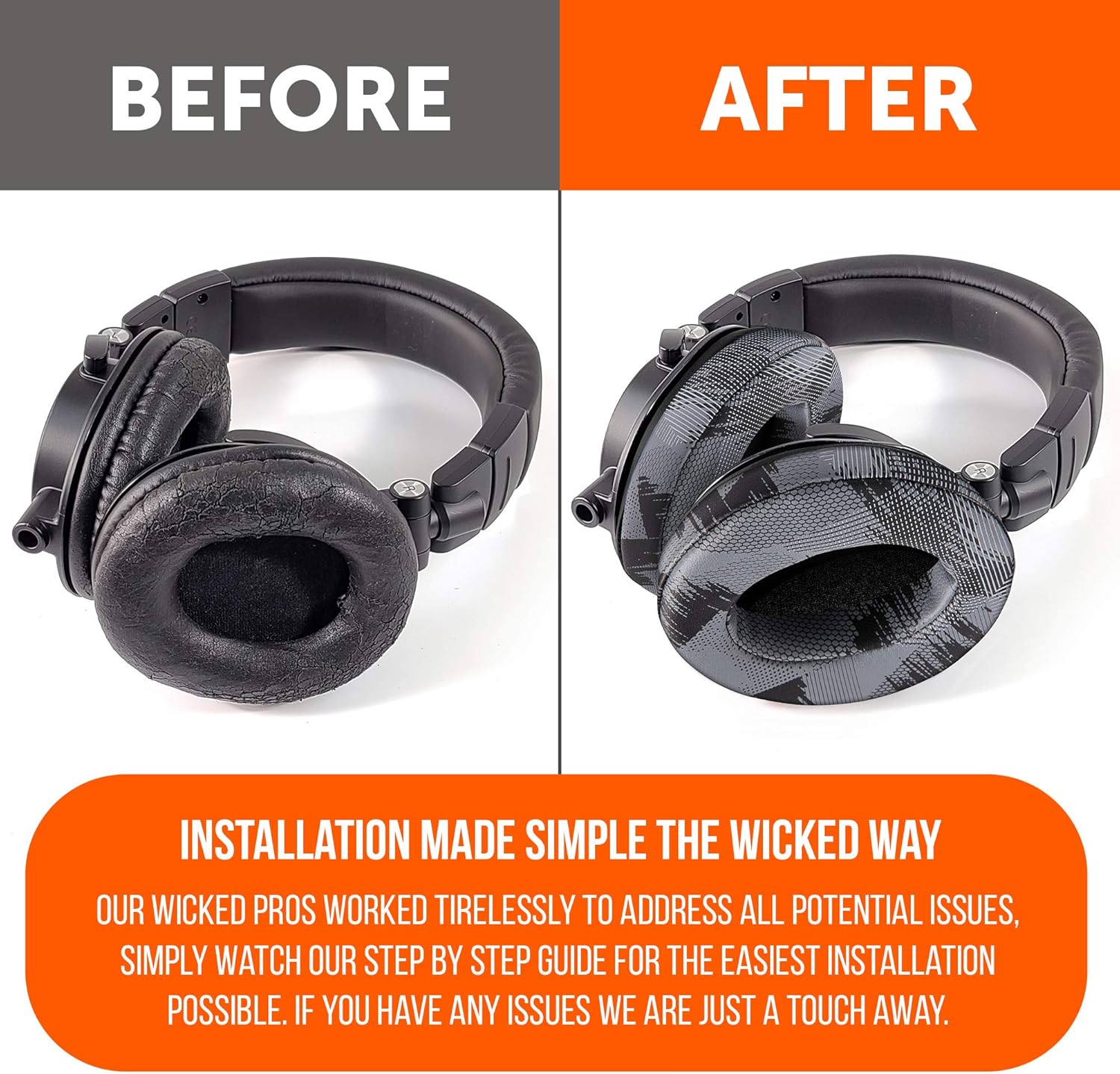 WC PadZ - The Ultimate Upgraded Earpads by Wicked Cushions - Compatible with Audio Technica, HyperX, SteelSeries Arctis & More - Extra Thick - Bigger Opening - Softer Memory Foam | (Speed Racer) - PuriLite