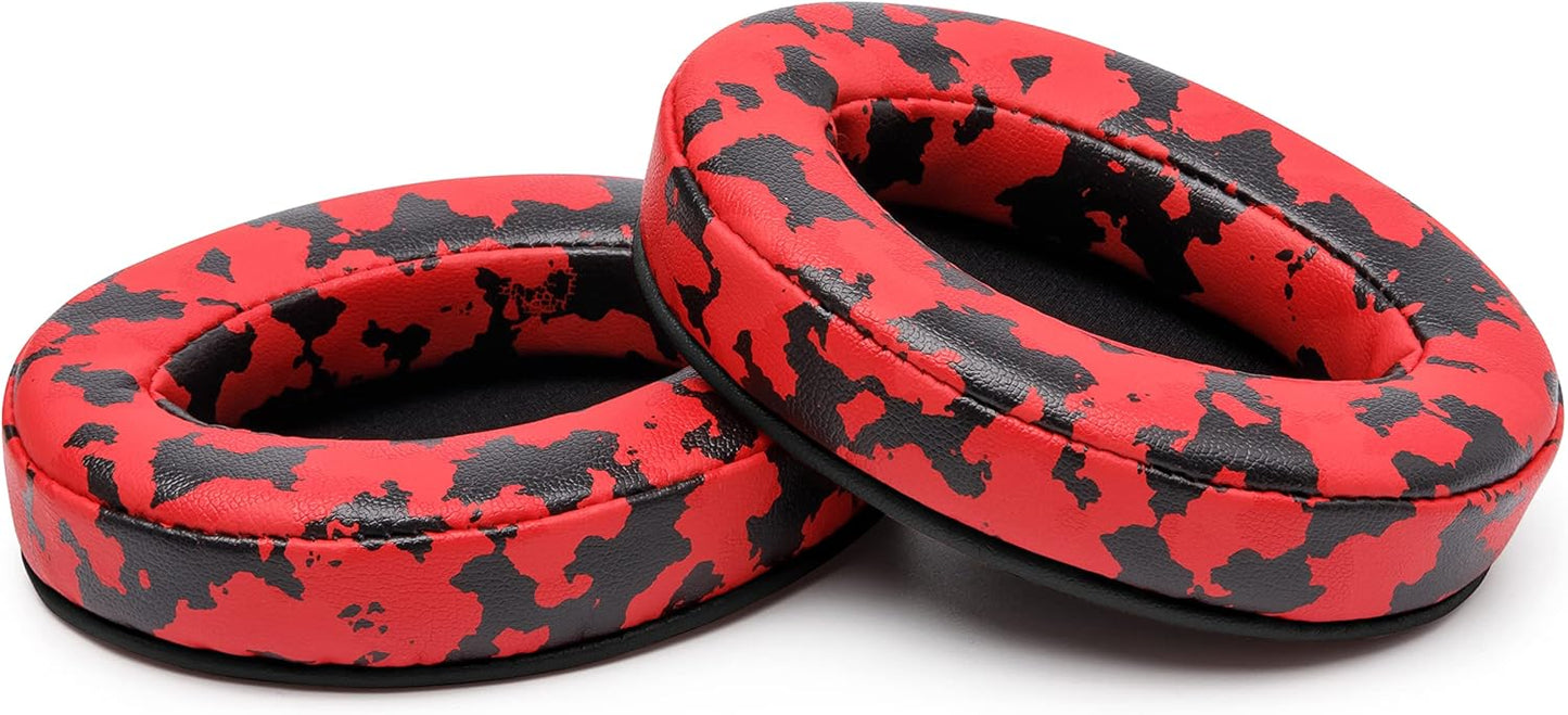 WC PadZ - The Ultimate Upgraded Earpads by Wicked Cushions - Compatible with Audio Technica, HyperX, SteelSeries Arctis & More - Extra Thick - Bigger Opening - Softer Memory Foam | (Speed Racer) - PuriLite