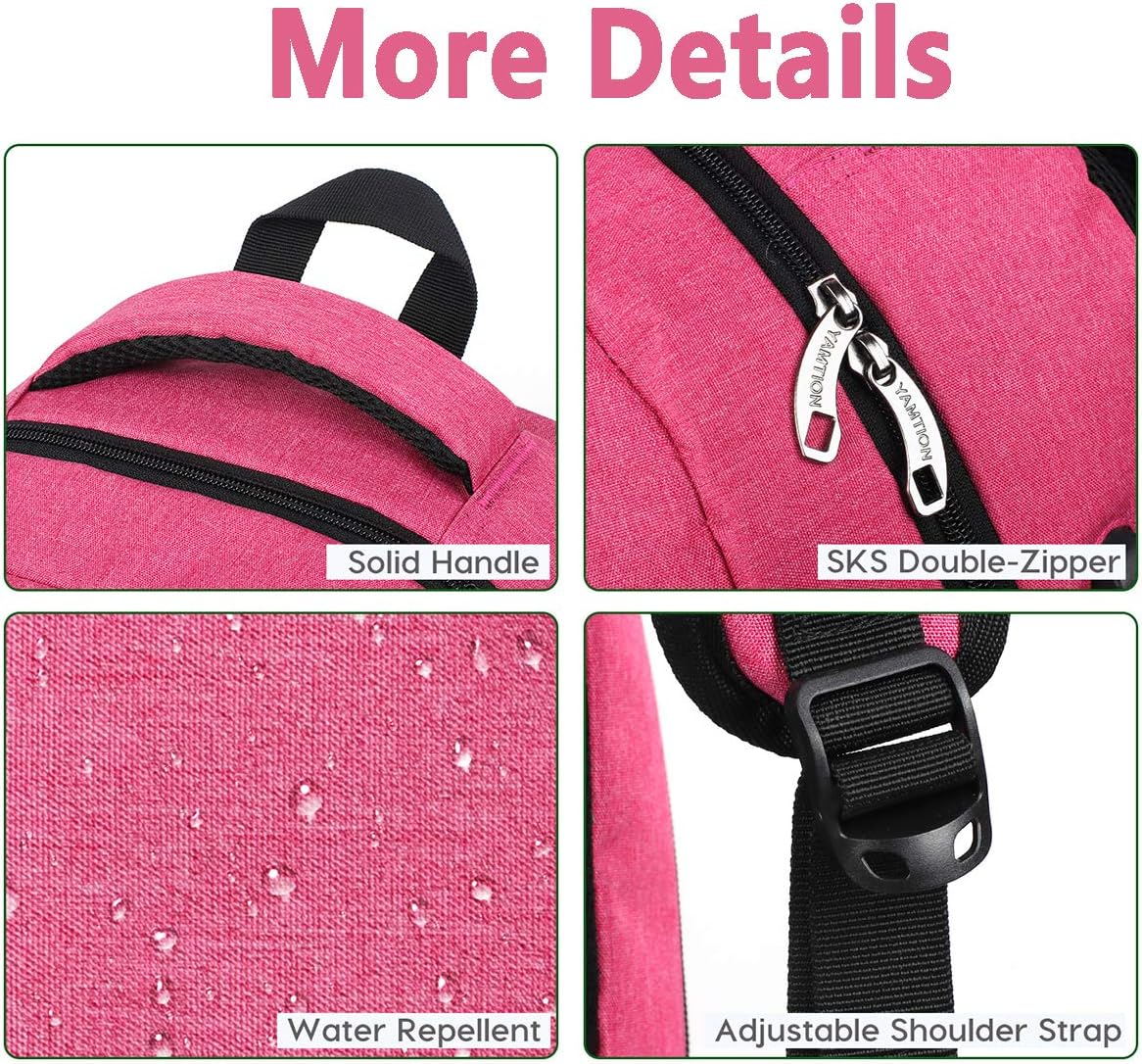 Backpack for Teen Girls,Boys School Backpack for Women with USB,College Backpack,Big Flower - PuriLite