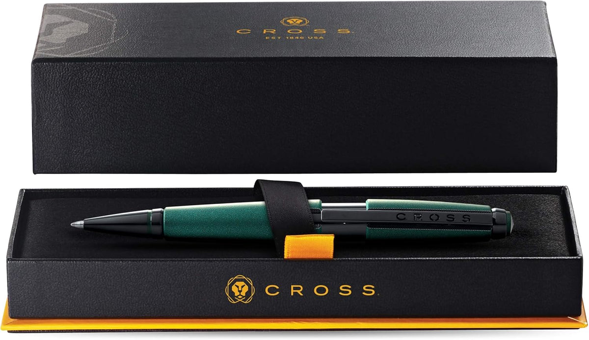 Cross Edge Matte Black Lacquer Gel Rollerball Pen - PuriLite
