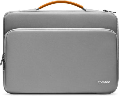 tomtoc 360 Protective Laptop Carrying Case for 16-inch New MacBook Pro M4/M3/M2/M1 Pro/Max 2024-2019, Water-Resistant Laptop Bag Sleeve with Accessory Pocket for The New Razer Blade 15 - PuriLite