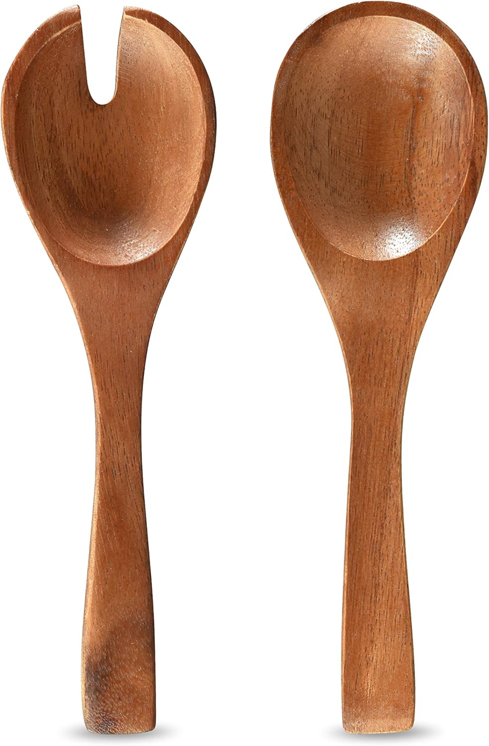 Noritake Kona Wood Salad Servers - PuriLite