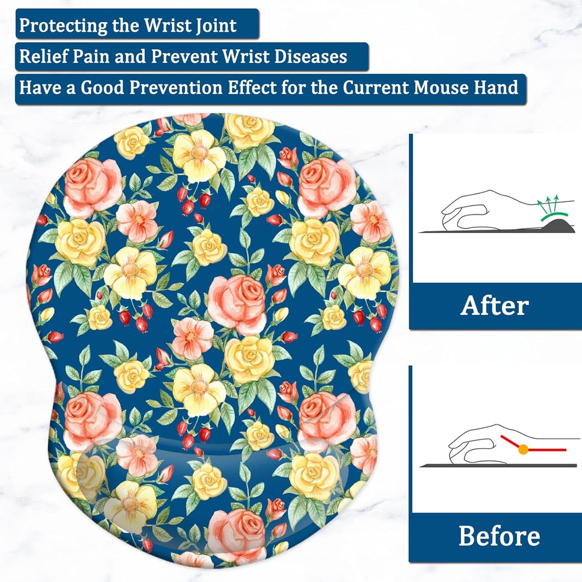 Purilite Select Ergonomic Mouse Pad - PuriLite