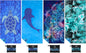 4 Pack Microfiber Lightweight Thin Beach Towel Sand Free Quick Dry Super Absorbent Compact Oversized Large Towels for Swimming Pool Yoga Gym Travel Vacation Beach Accessories Essentials for Adults - PuriLite