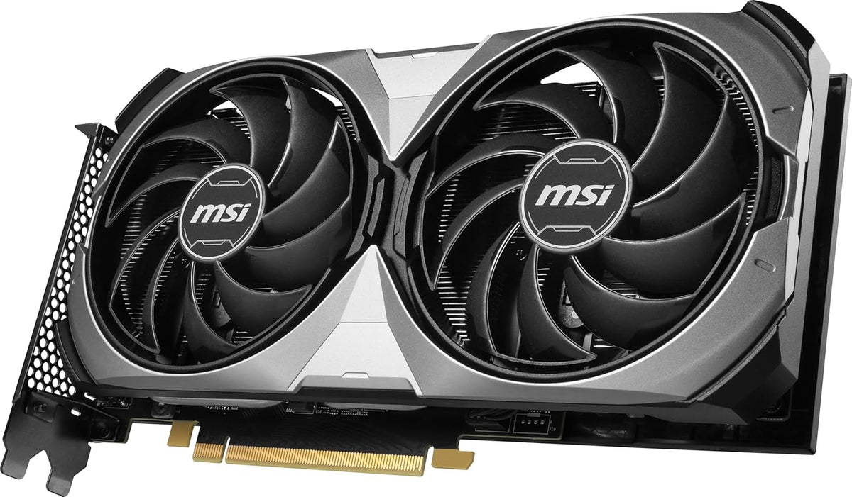 MSI Gaming RTX 4070 Super 12G Ventus 2X OC Graphics Card (NVIDIA RTX 4070 Super, 192-Bit, Boost Clock: 2520 MHz, 12GB GDRR6X 21 Gbps, HDMI/DP, Ada Lovelace Architecture) - PuriLite
