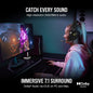 Corsair HS80 RGB USB Premium Gaming Headset with Dolby Audio 7.1 Surround Sound (Broadcast-Grade Omni-Directional Microphone, Memory Foam Earpads, High-Fidelity Sound, Durable Construction) Carbon - PuriLite